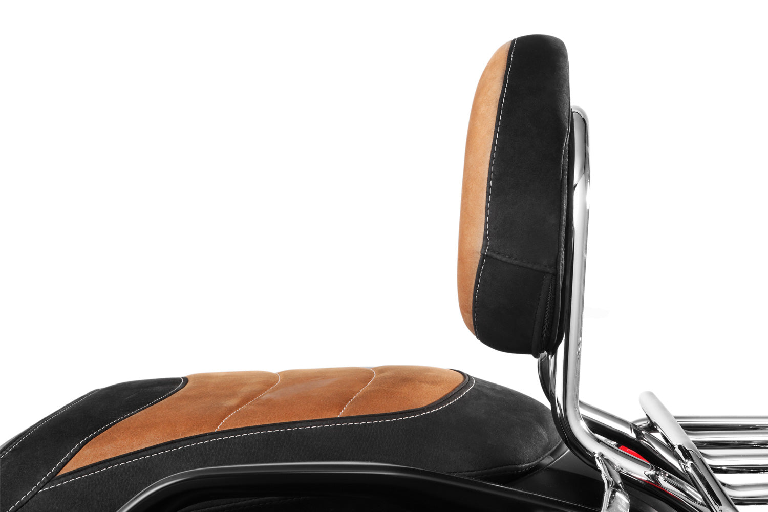 Wunderlich Back Cushion For Back Support | Cognac -   Pyramid Motorcycle Accessories