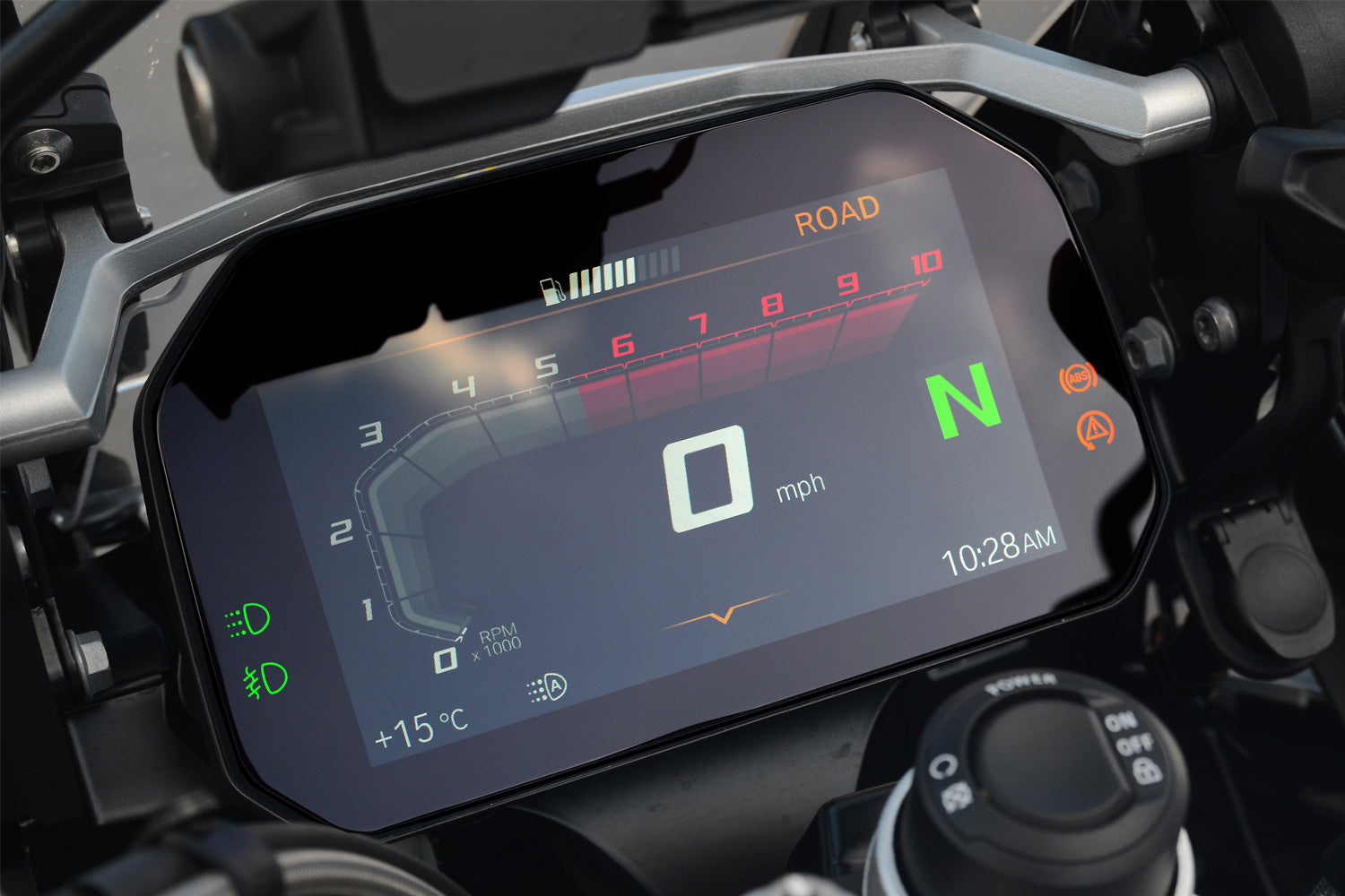 Wunderlich Tempered Glass Screen Protector For Connectivity Display | Clear | BMW C 400 X -   Pyramid Motorcycle Accessories