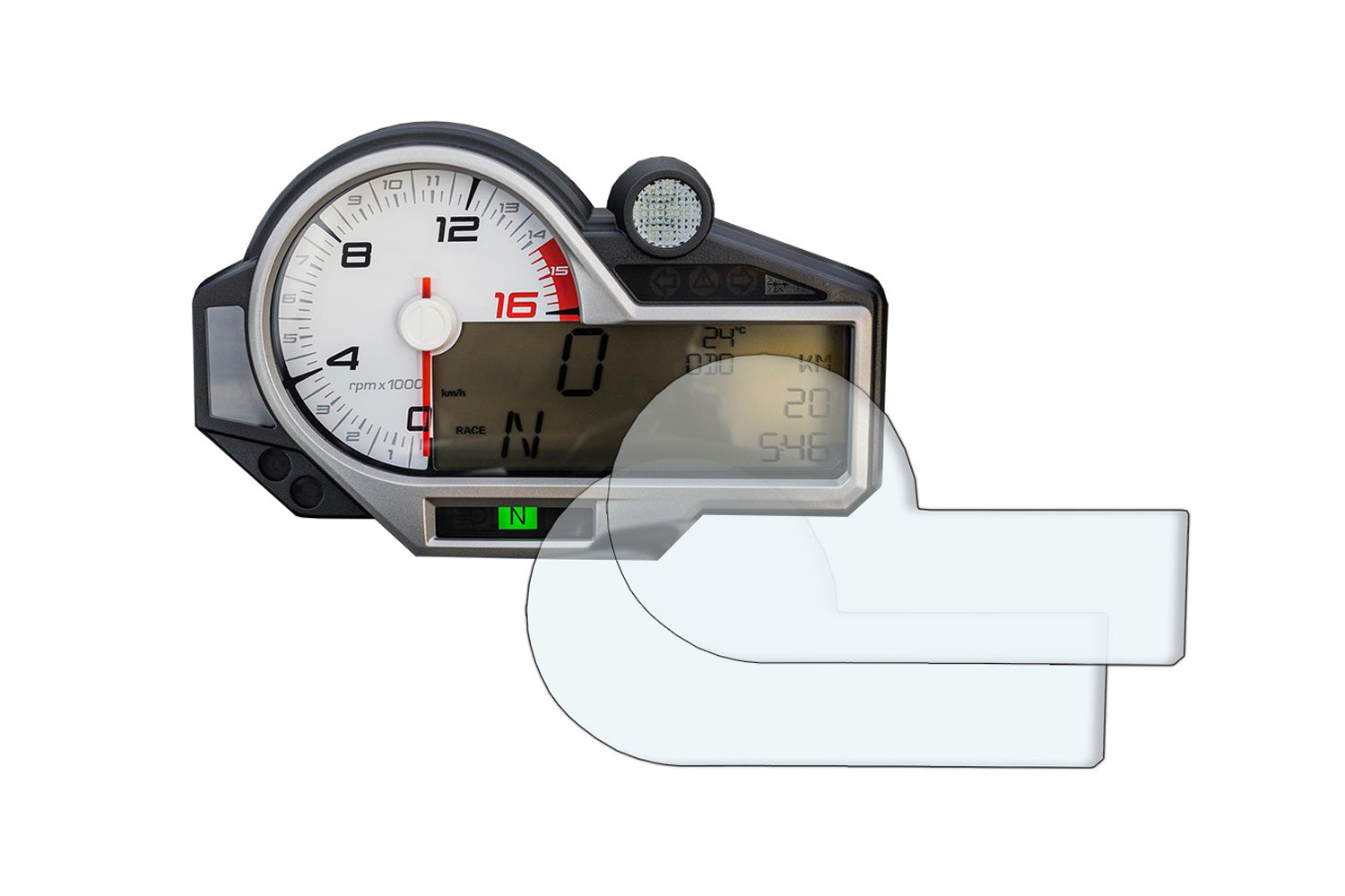 Wunderlich Ultra Clear Display Protection Film | Clear | BMW R 1250 RT -   Pyramid Motorcycle Accessories