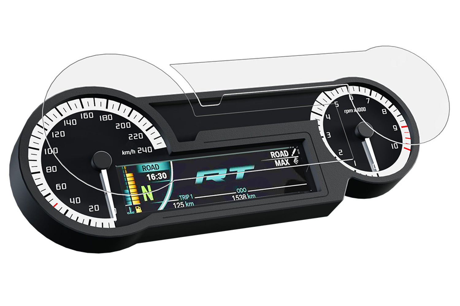 Wunderlich Ultra Clear Display Protection Film | Clear | BMW R 1250 RT -   Pyramid Motorcycle Accessories