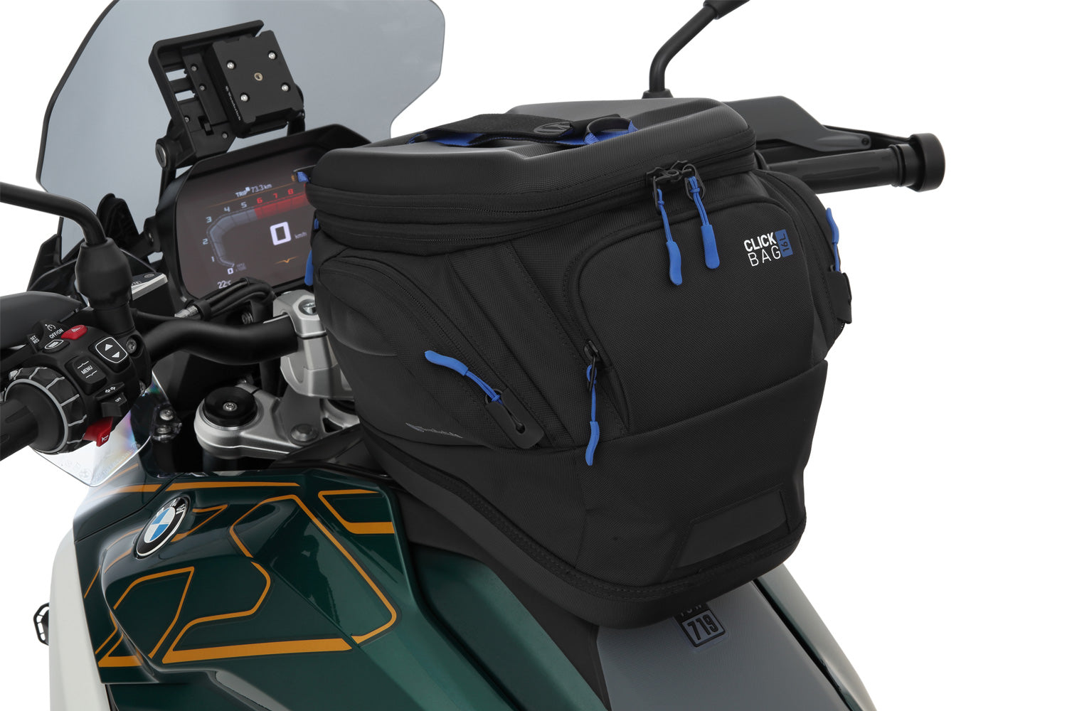 Wunderlich Tank Bag Elephant Drybag | Black | BMW R nineT -   Pyramid Motorcycle Accessories