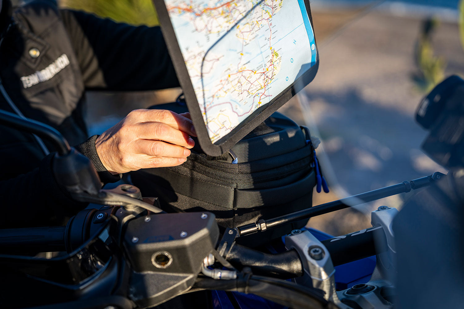 Wunderlich Tablet and Map Case For Click Bag Din A4 | Black | BMW R nineT -   Pyramid Motorcycle Accessories