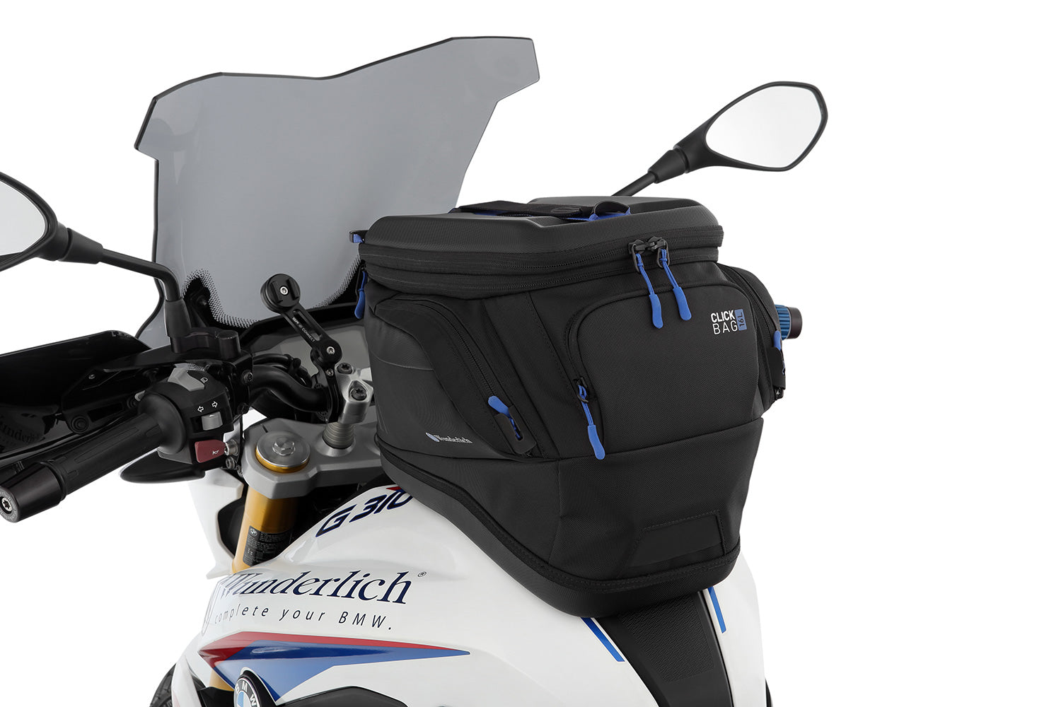 Wunderlich Tank Ring For Tank Click Bag | Black | BMW F 900 GS -   Pyramid Motorcycle Accessories