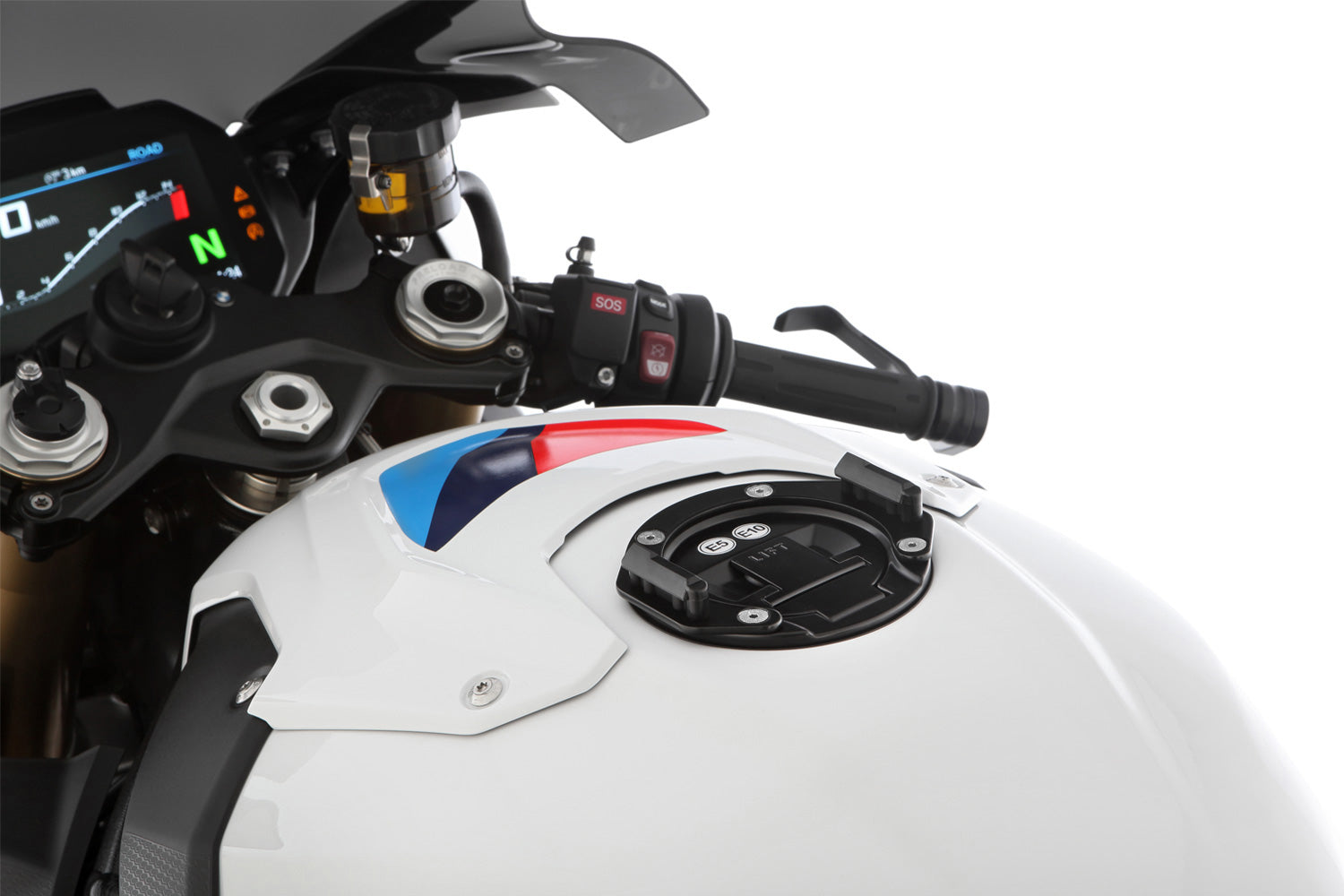Wunderlich Tank Ring For Tank Click Bag | Black | BMW R nineT -   Pyramid Motorcycle Accessories