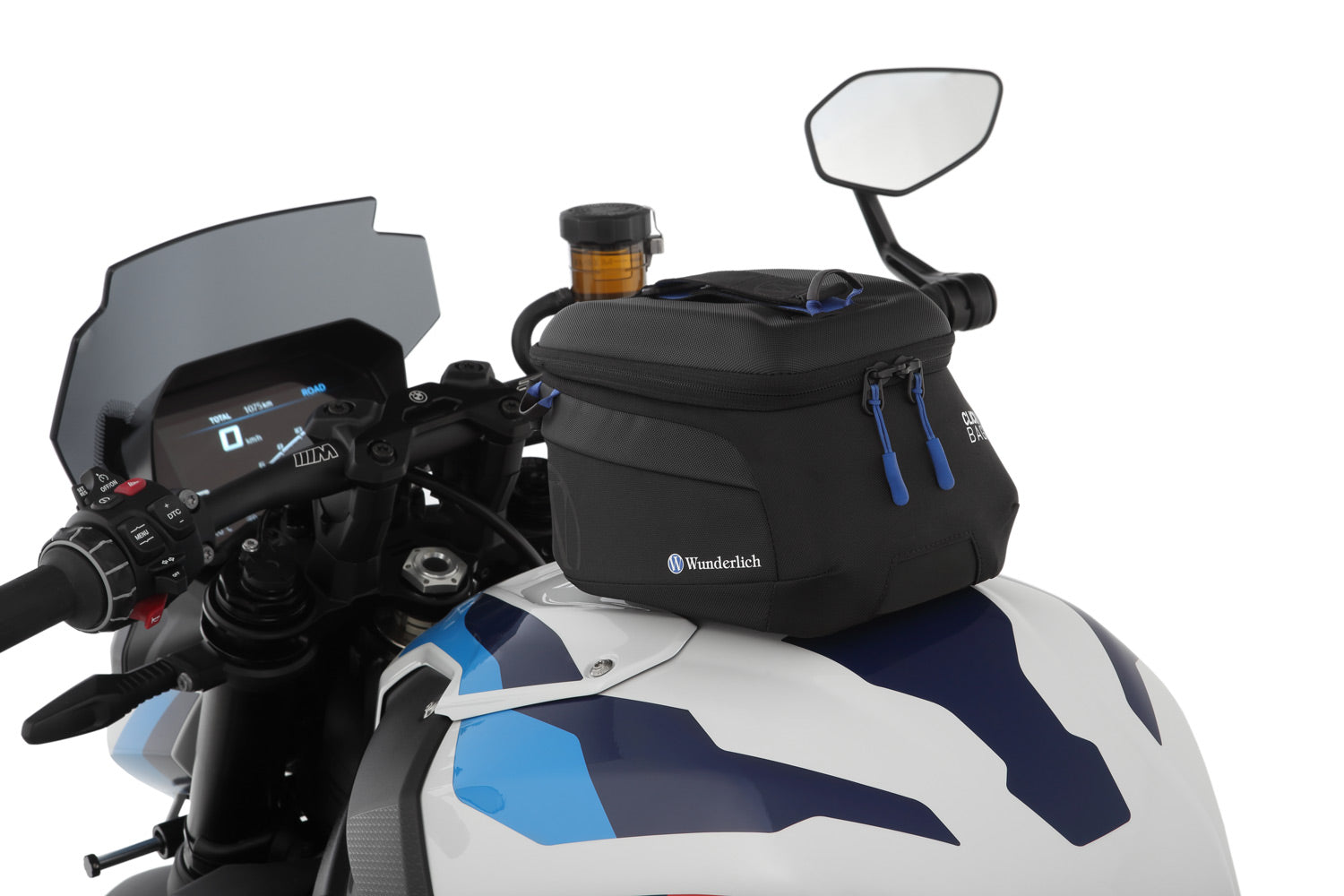 Wunderlich Tank Ring For Tank Click Bag | Black | BMW R nineT -   Pyramid Motorcycle Accessories