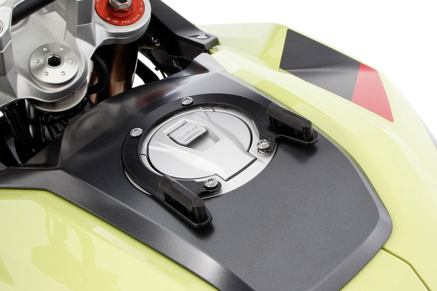 Wunderlich Tank Ring For Tank Click Bag | Black | BMW K 1300 GT -   Pyramid Motorcycle Accessories