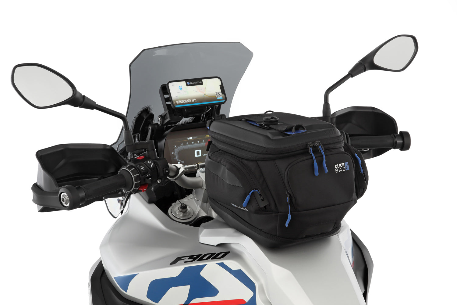 Wunderlich Tank Ring For Tank Click Bag | Black | BMW K 1300 GT -   Pyramid Motorcycle Accessories