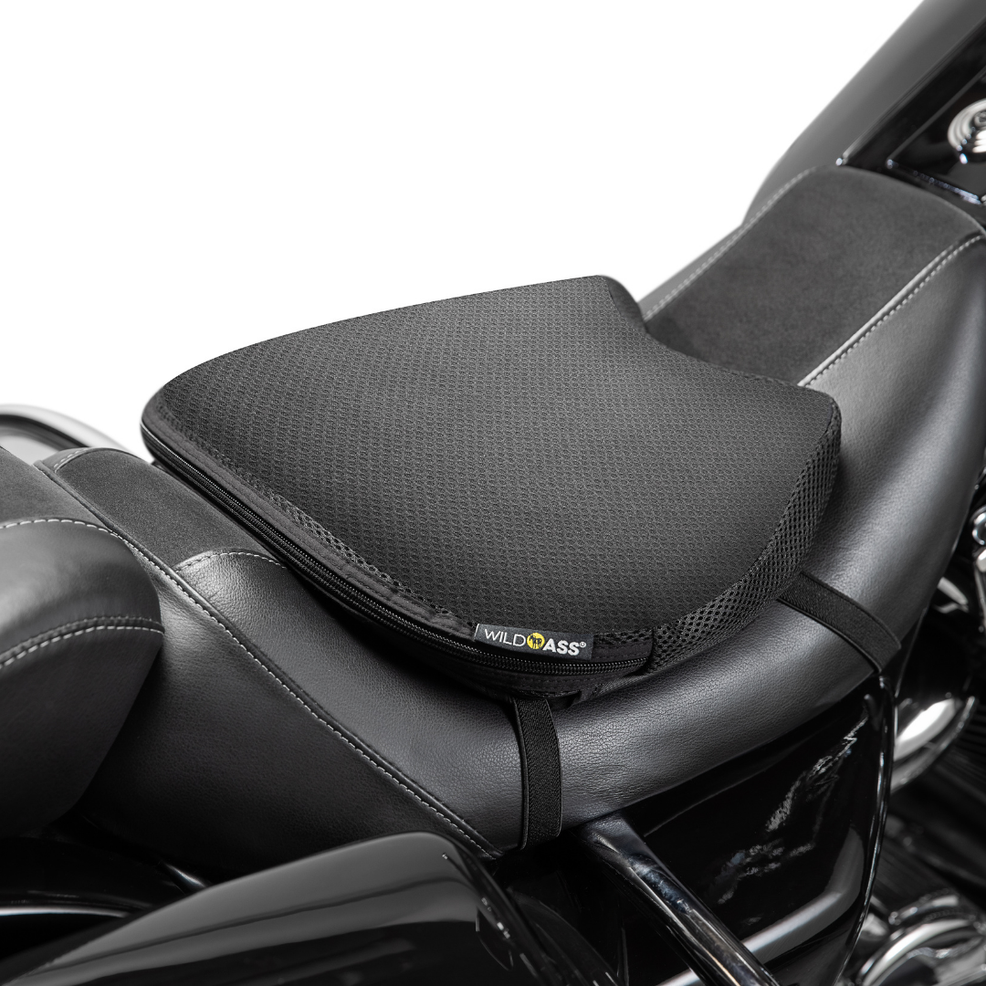 Wild Ass Motorcycle Air Cushion | Saddle - Air Gel-RWA-40002BK-Seat Pads-Pyramid Motorcycle Accessories