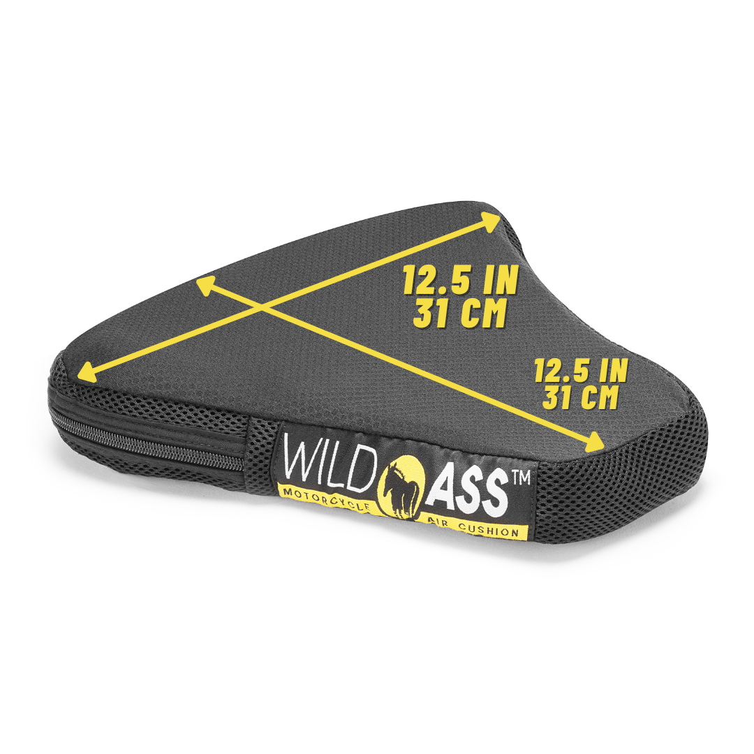 Wild Ass Motorcycle Air Cushion | Sport - Lite-RWA-20001BK-Seat Pads-Pyramid Motorcycle Accessories