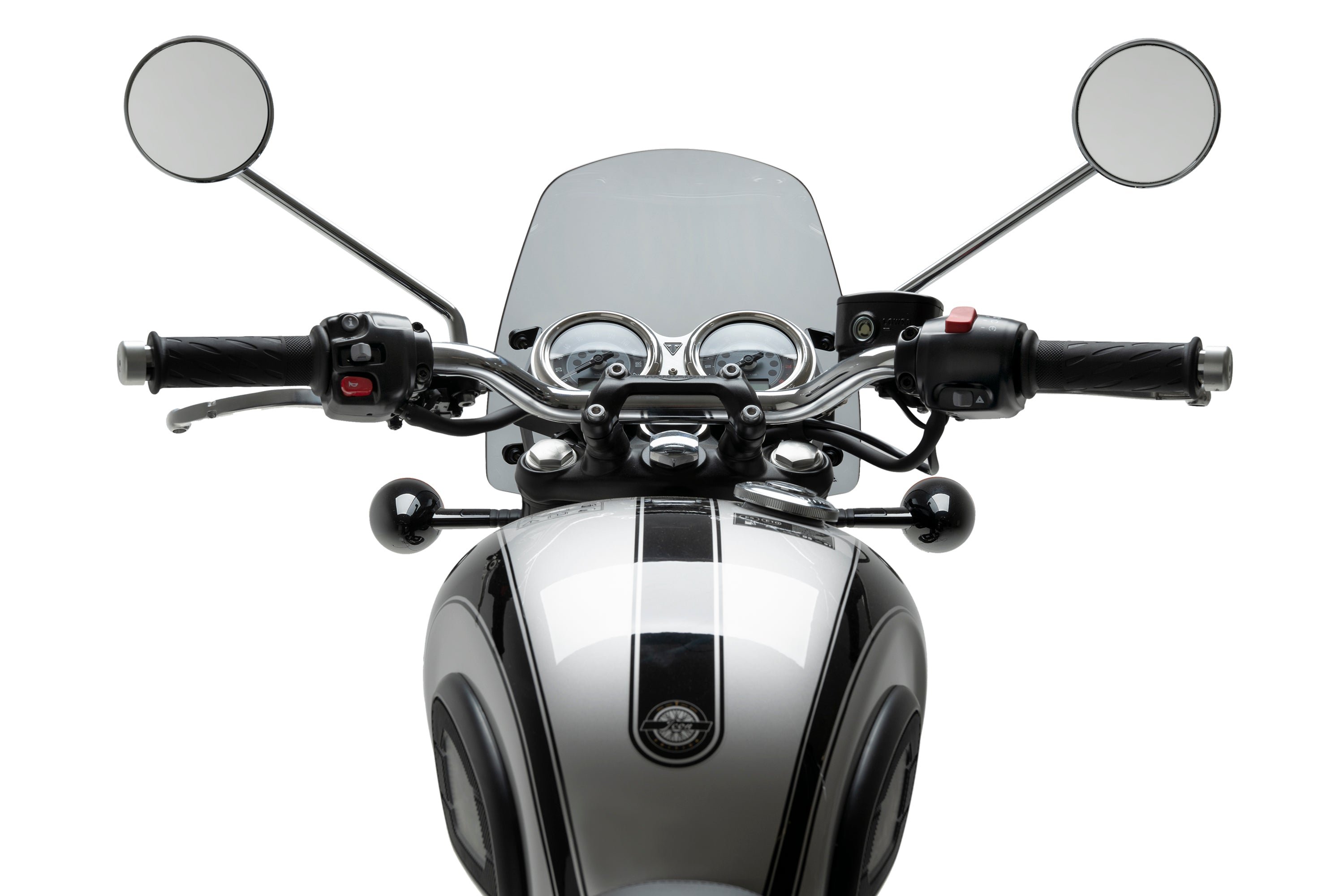 Puig Sport Screen | Light Smoke | Triumph Bonneville T100/T120 -   Pyramid Motorcycle Accessories