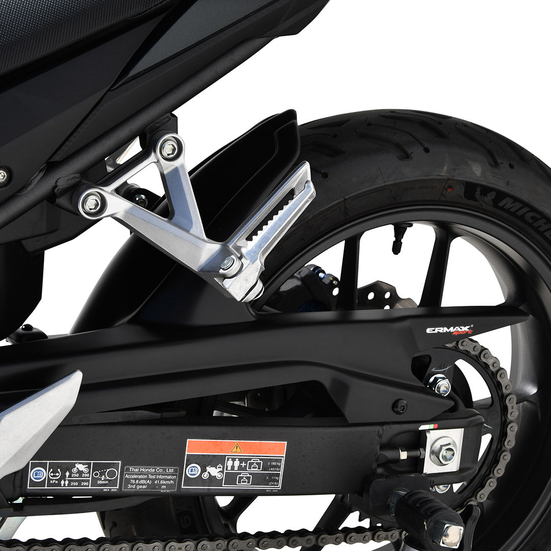 Ermax Evo Rear Hugger | Graphite Black [NHB01BA] | Honda CB500 Hornet 2024>Current -   Pyramid Motorcycle Accessories