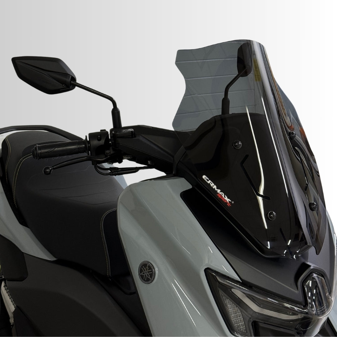 Ermax Sport Screen | Dark Smoke | Yamaha NMAX 125 2025>Current -   Pyramid Motorcycle Accessories