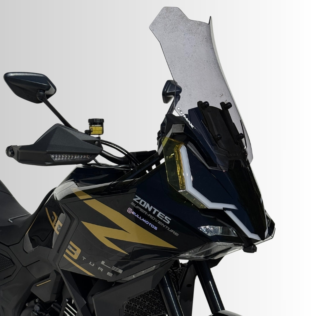 Ermax High Protection Screen | Light Smoke | Zontes ZT-703F 2025>2025 -   Pyramid Motorcycle Accessories