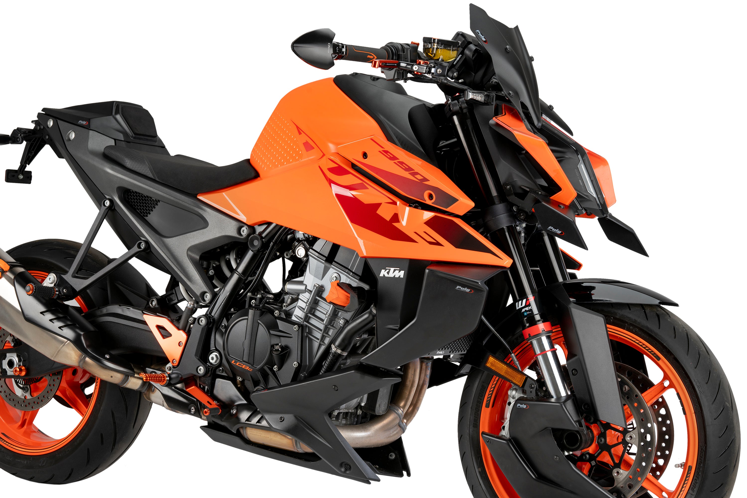 Puig Belly Pan | Matte Black | KTM 990 Duke/R 2024>Current -   Pyramid Motorcycle Accessories