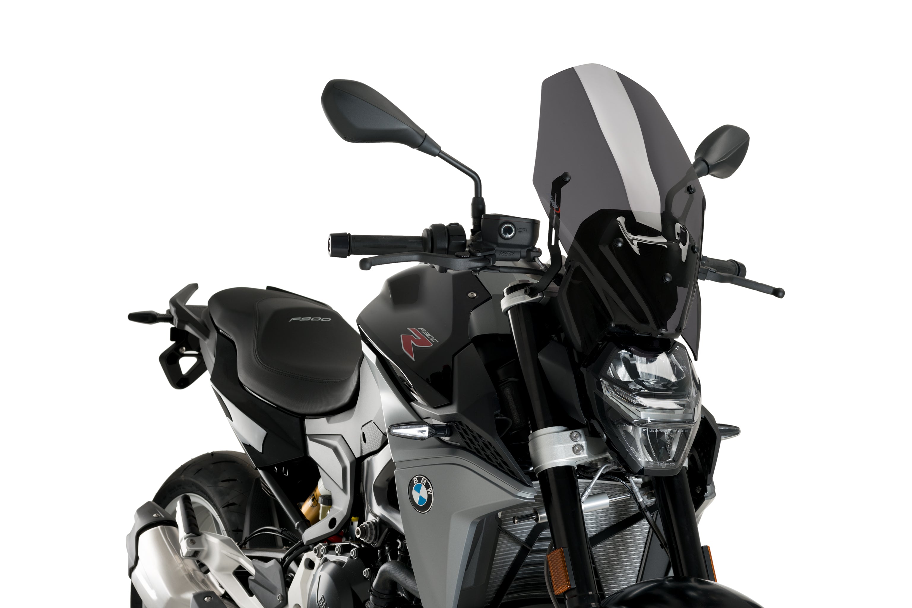 Puig Touring Screen | Dark Smoke | BMW F900R (Bikes with BMW screen support) 2020>Current -   Pyramid Motorcycle Accessories