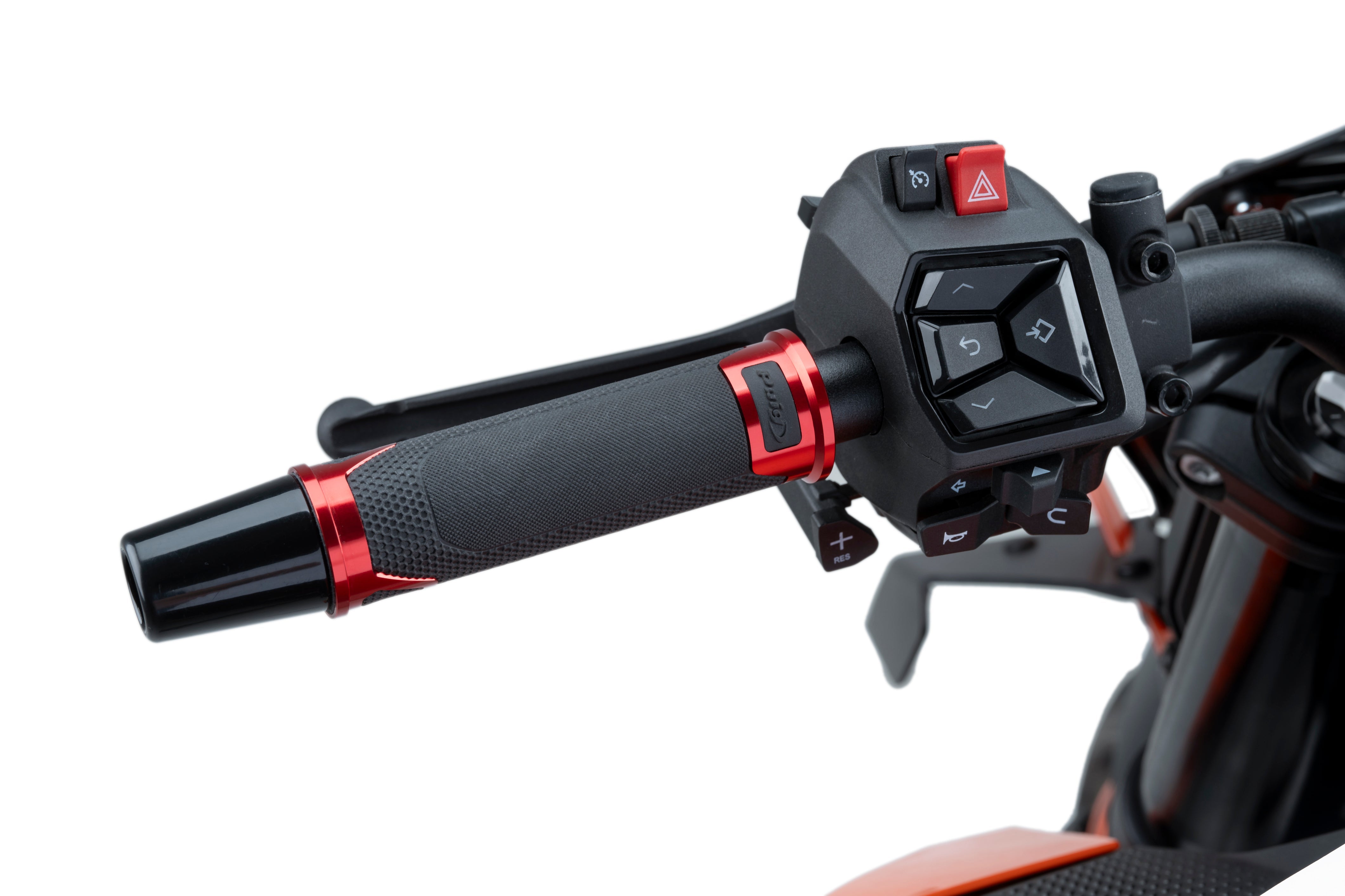 Puig Revving Grips - 119mm | Red -  Shop name
