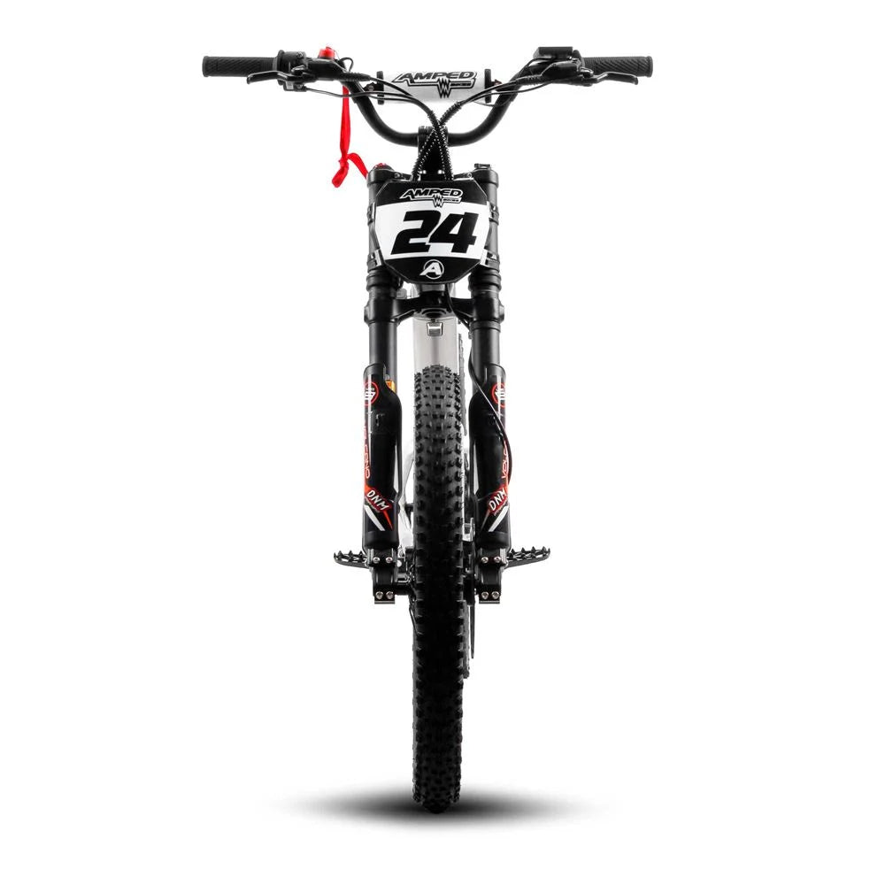 Amped A24 Comp Kids Electric Bike - Silver -   Pyramid Motorcycle Accessories