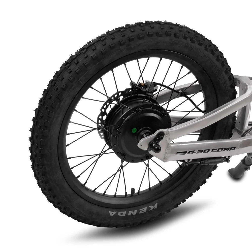 Amped A20 Comp Kids Electric Bike - Silver -   Pyramid Motorcycle Accessories