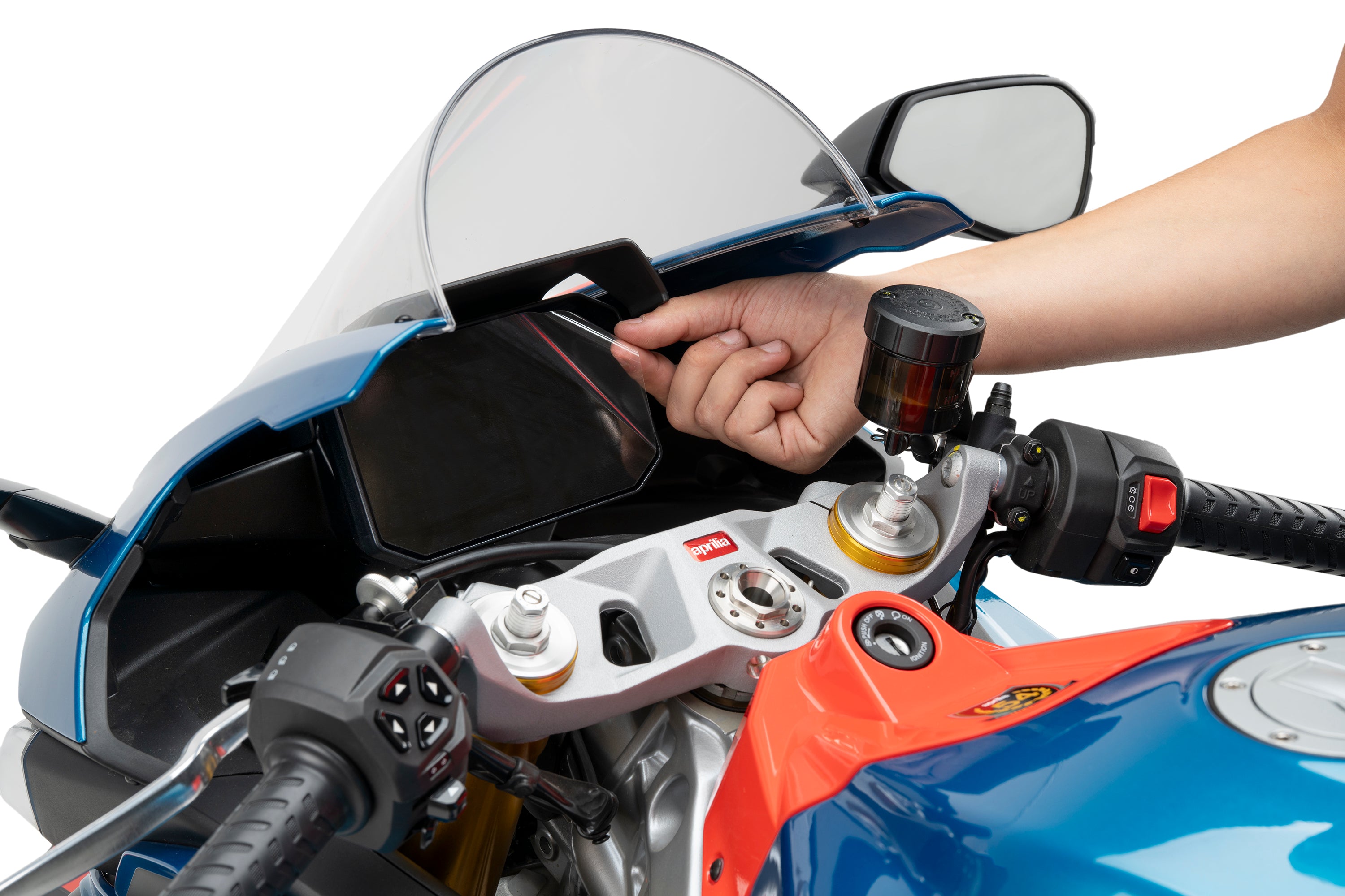 Puig Dashboard Protector | Clear | Aprilia RS 660 2025>Current -   Pyramid Motorcycle Accessories