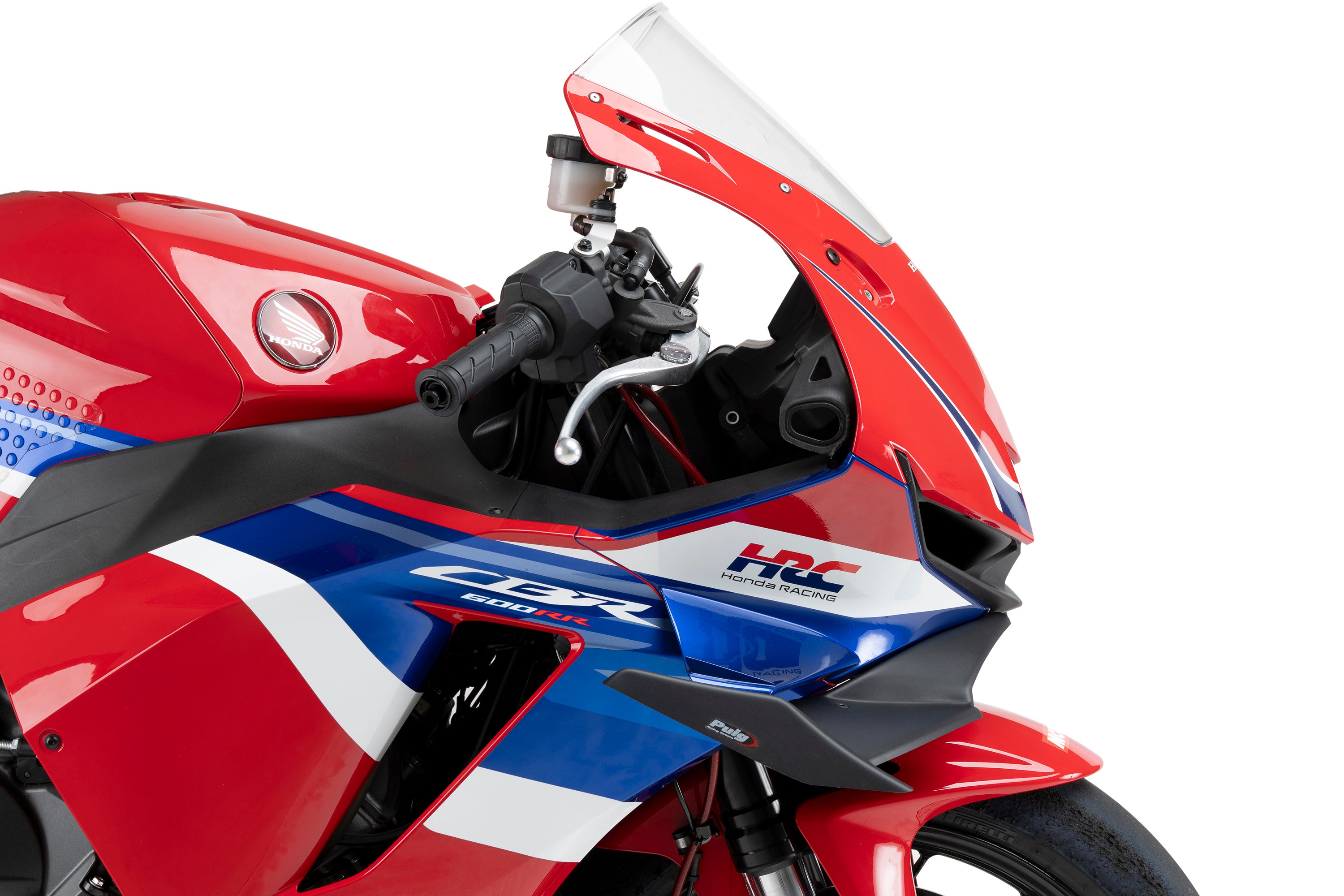 Puig Front Downforce Wings | Matte Black | Honda CBR 600 RR 2024>Current -   Pyramid Motorcycle Accessories