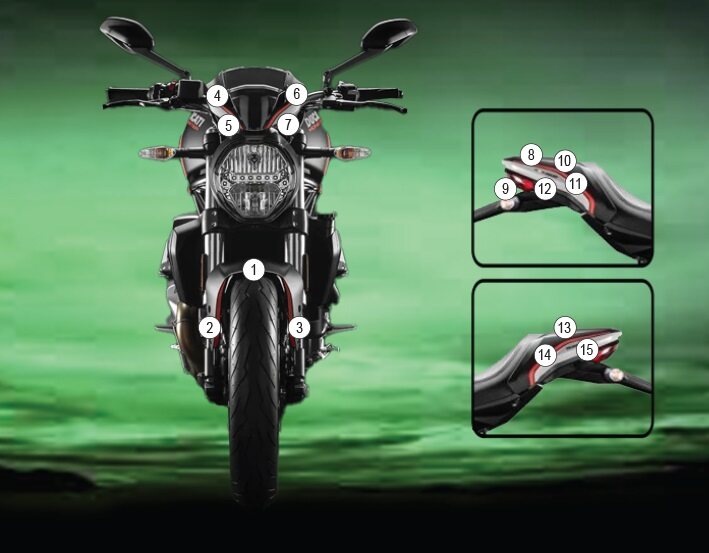 Eazi-Grip Stone Chip Protection Kit | Clear - Gloss | Ducati Monster 821 2018>2021 -   Pyramid Motorcycle Accessories