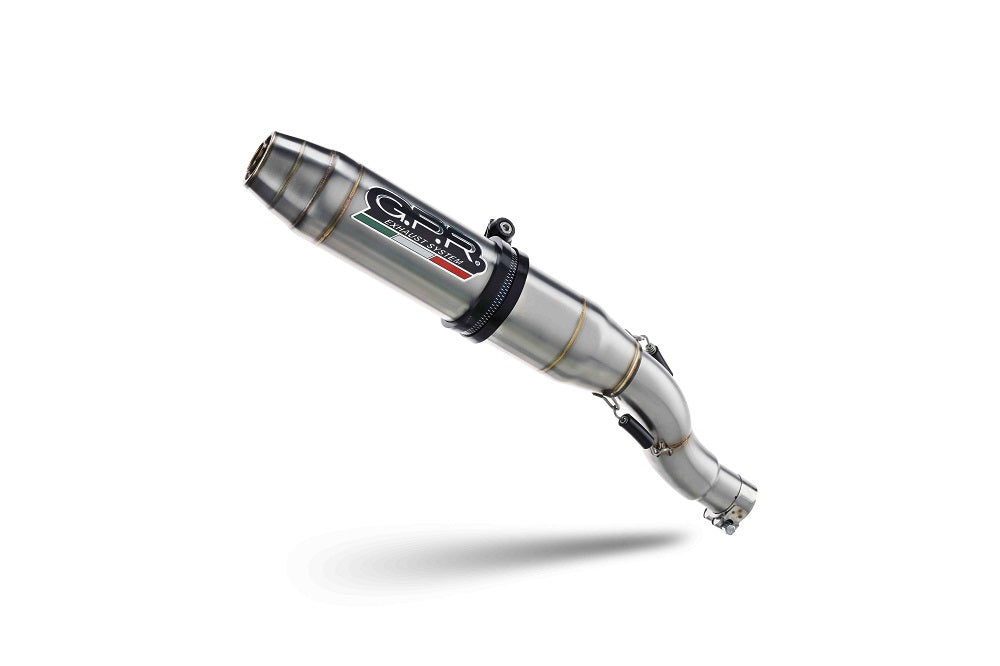 GPR Deeptone Inox Exhaust for Zontes Zt 310 X - T 310cc (2018-2020) [Z.2.DBHOM.DE] -   Pyramid Motorcycle Accessories