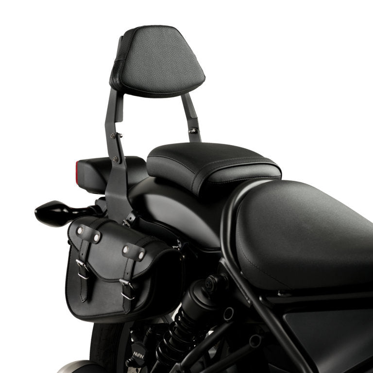 Customacces Detroit Saddlebag - Right Hand Side Bag Only | Black -   Pyramid Motorcycle Accessories