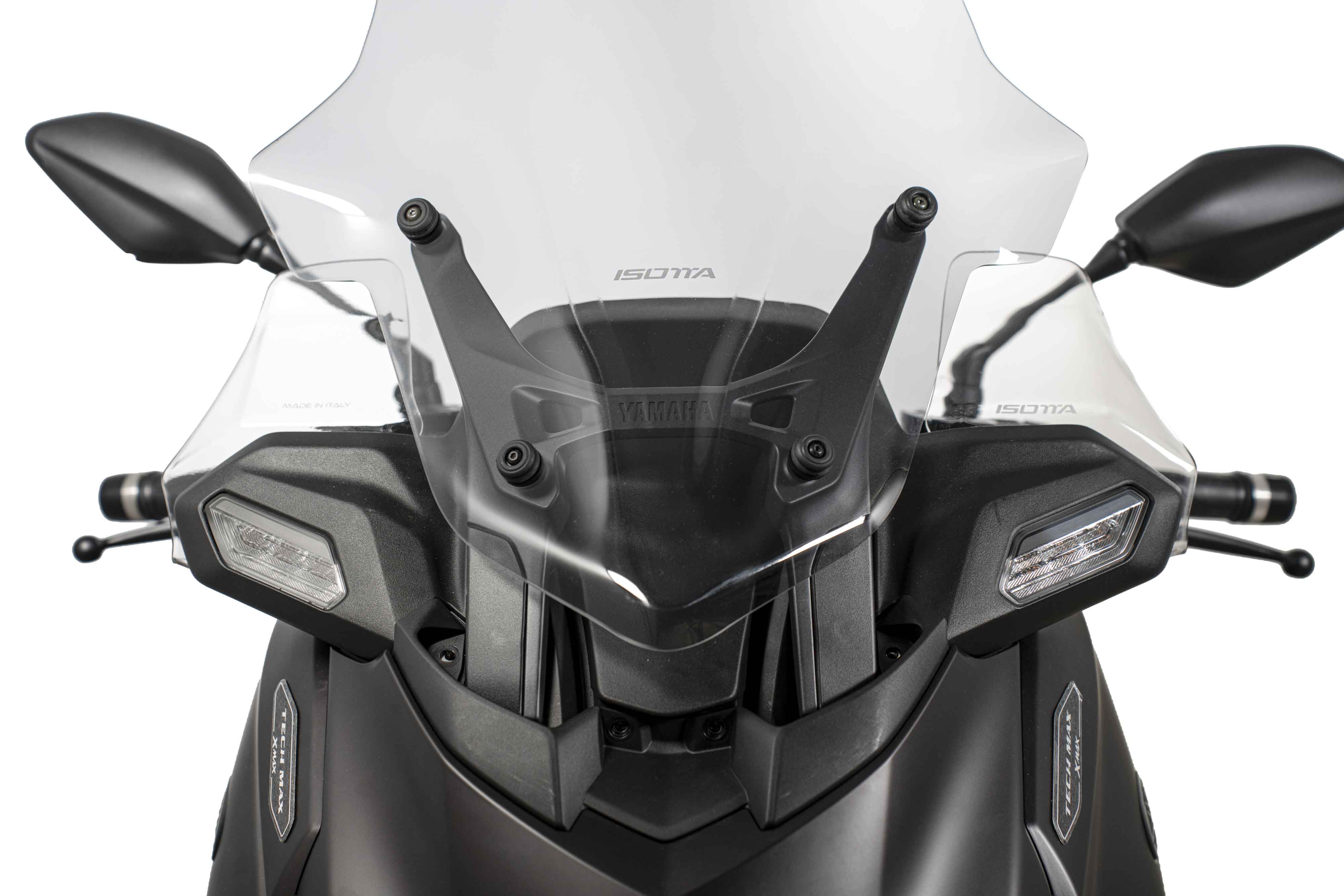 Isotta Wind Deflectors | Light Smoke | Dark Smoke | Matte Black | Clear | Yamaha XMAX 125 / 300 2025>2026 -   Pyramid Motorcycle Accessories