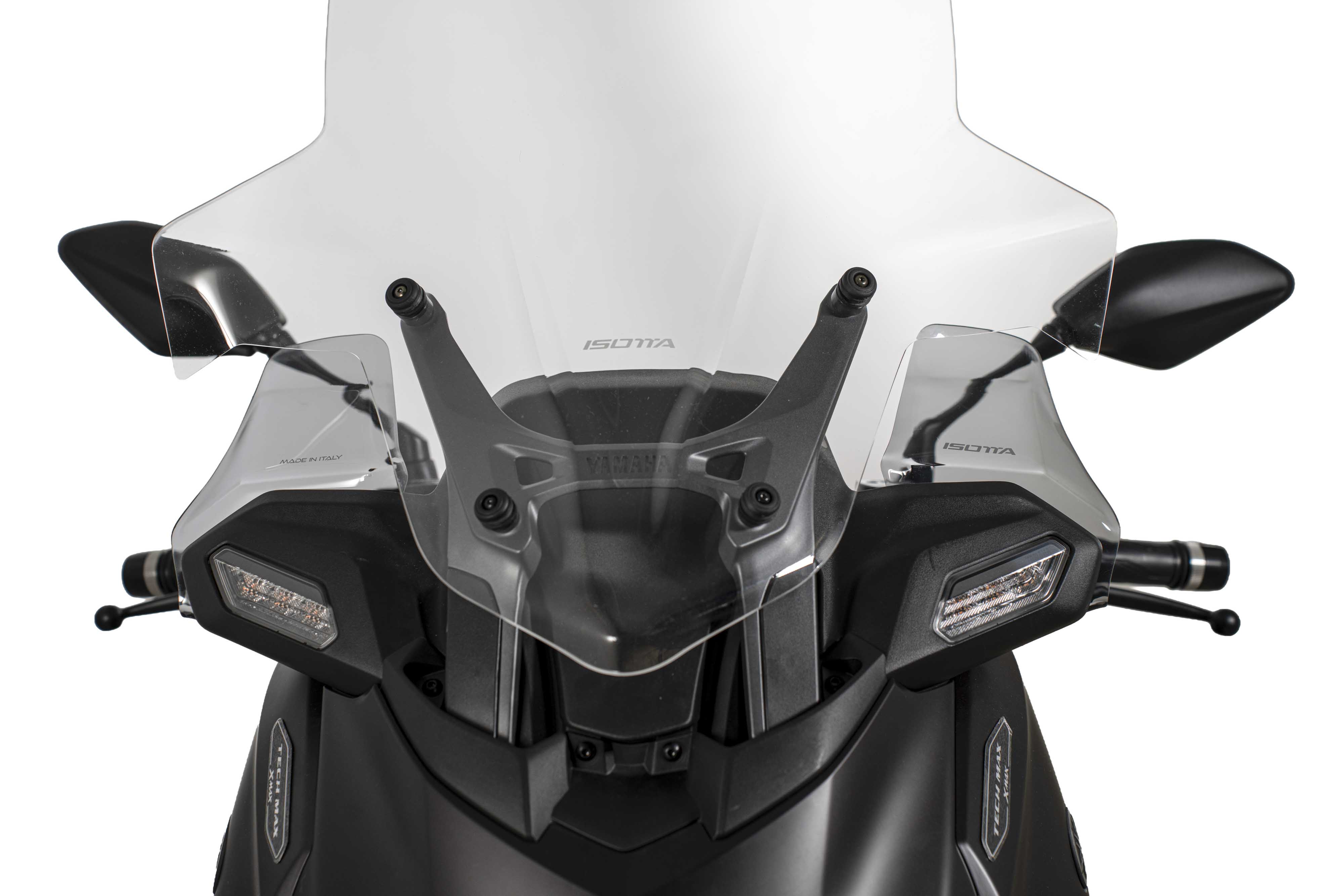 Isotta Wind Deflectors | Light Smoke | Dark Smoke | Matte Black | Clear | Yamaha XMAX 125 / 300 2025>2026 -   Pyramid Motorcycle Accessories