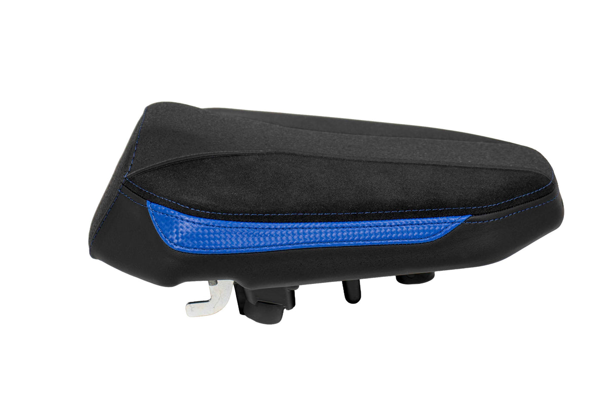 Isotta Comfort Rider and Passenger Seat | Blue | Ice Storm | Triple Black | Yamaha MT-07 2025>2026