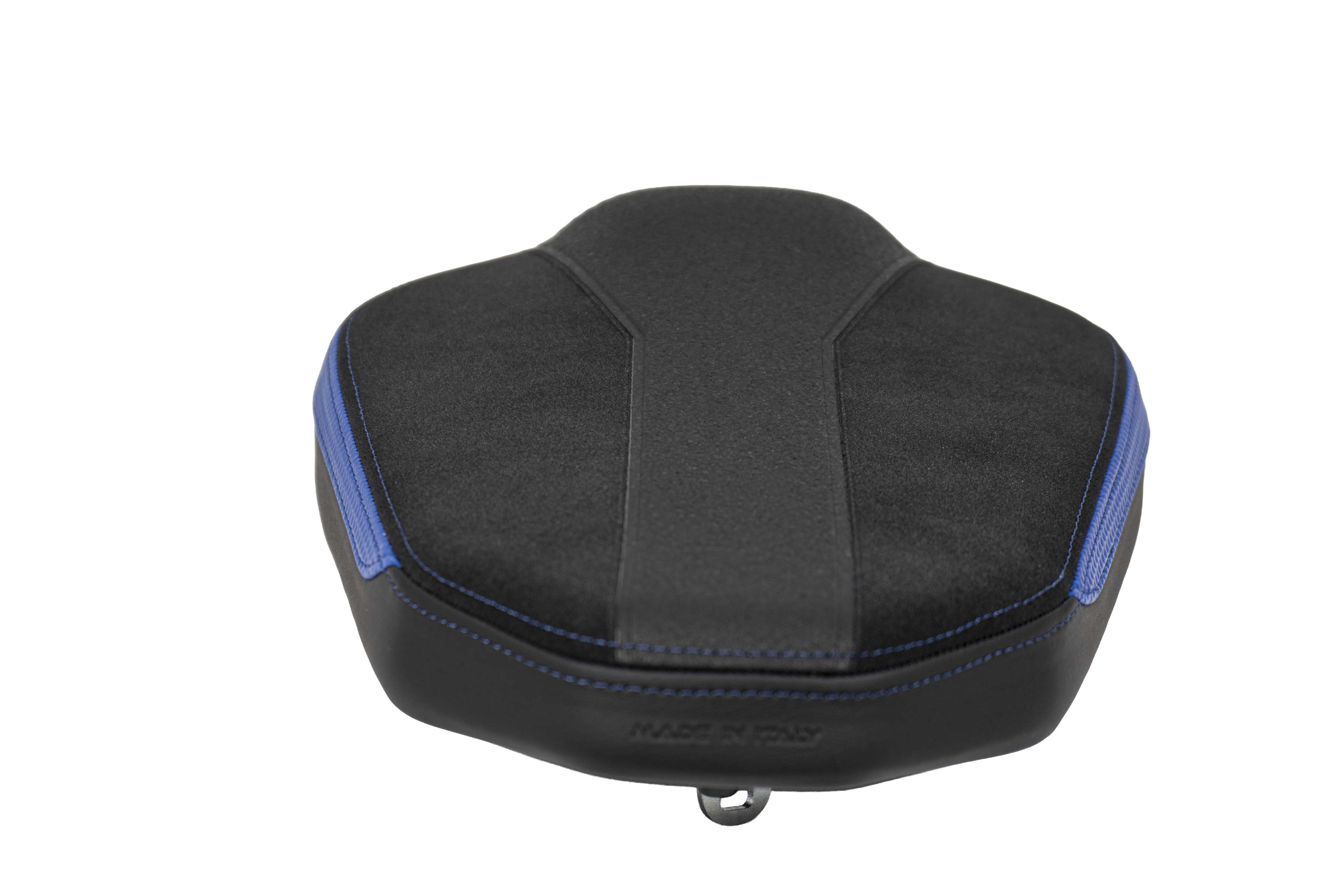 Isotta Comfort Passenger Seat | Blue | Yamaha MT-07 2025>Current -   Pyramid Motorcycle Accessories