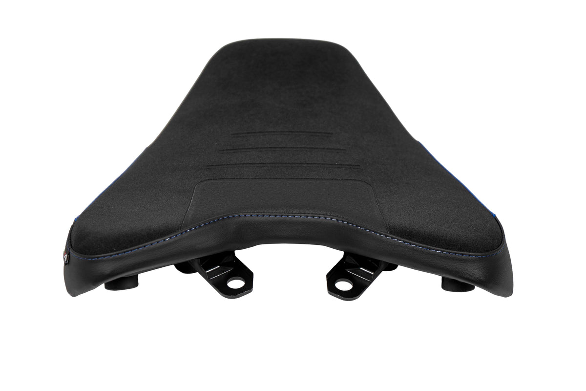 Isotta Comfort Rider and Passenger Seat | Blue | Ice Storm | Triple Black | Yamaha MT-07 2025>2026