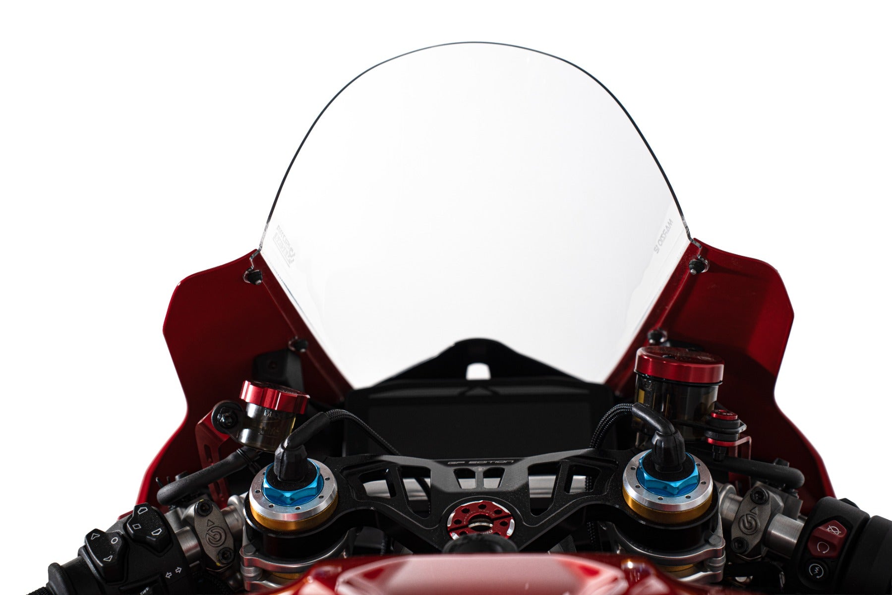 Isotta Racing Windscreen | Clear | Ducati Panigale V4S 2025>2026 -   Pyramid Motorcycle Accessories