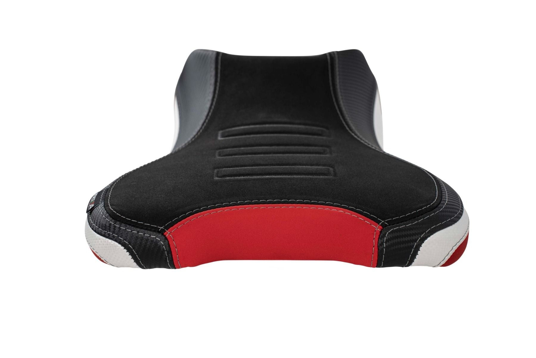 Isotta Comfort Rider Seat | Red/Black/White | Benelli TRK 702/702 X 2023-2024 -   Pyramid Motorcycle Accessories