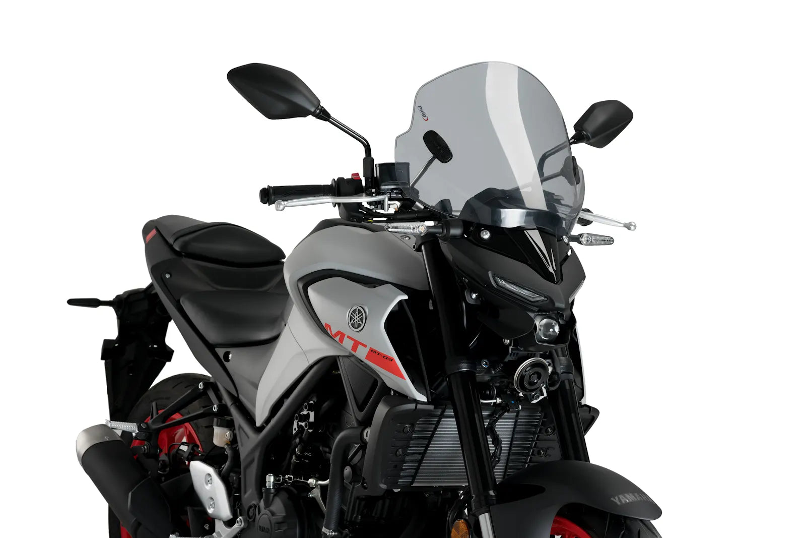 Puig Trend Universal Handlebar Mounted Screen | Light Smoke -   Pyramid Motorcycle Accessories
