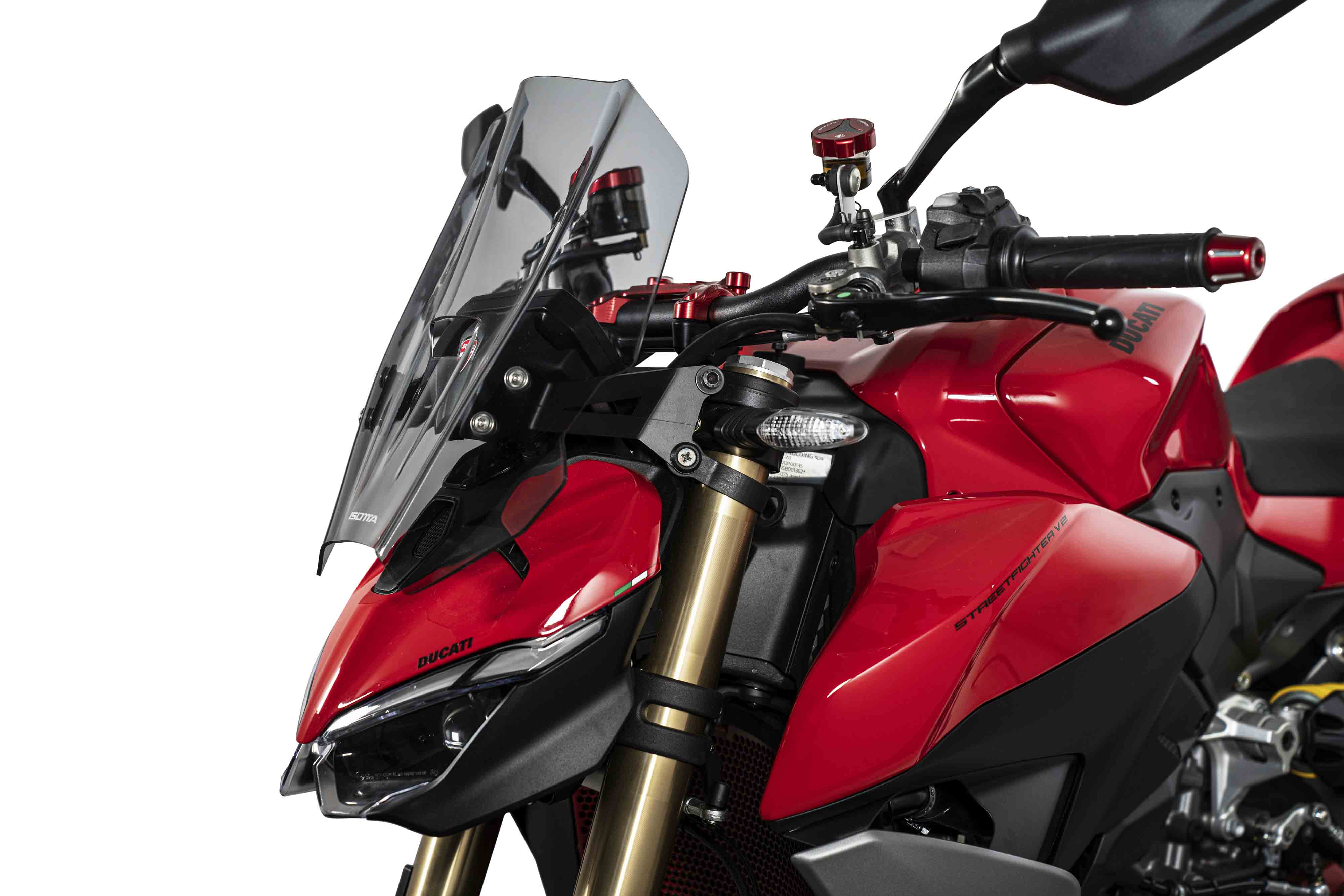 Isotta Sport Windscreen | Light Smoke | Dark Smoke | Clear | Ducati Streetfighter V2 2025>2026 -   Pyramid Motorcycle Accessories