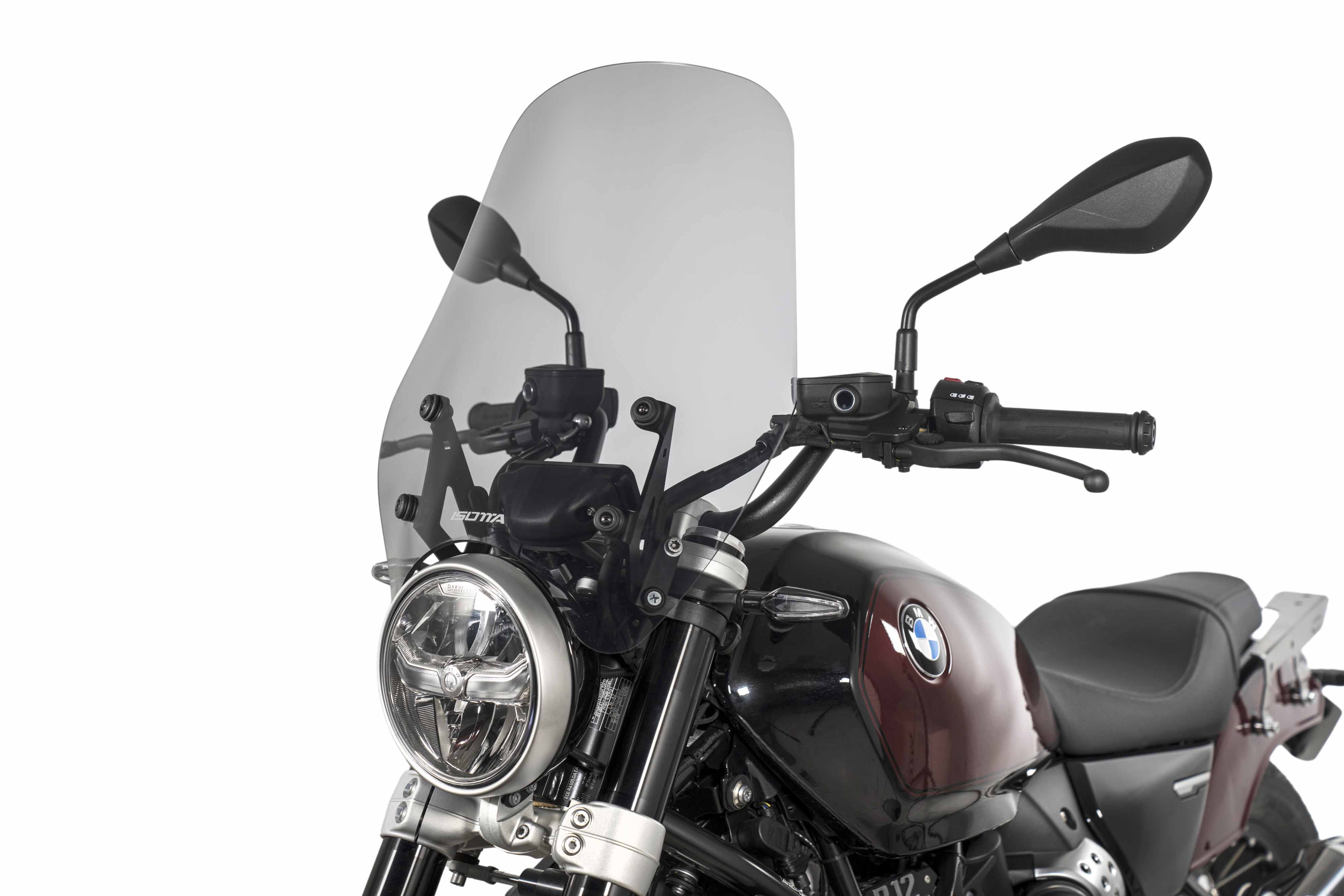 Isotta Medium Protection Windscreen | Light Smoke | Clear | Dark Smoke | BMW R 12 2024>2026 -   Pyramid Motorcycle Accessories