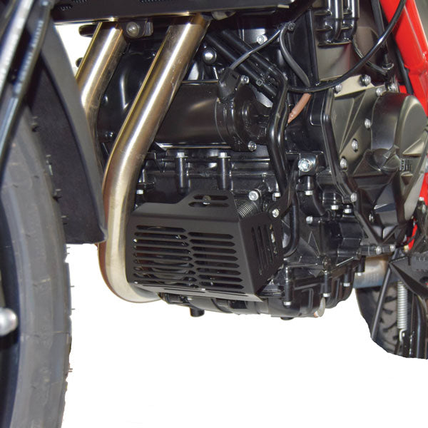 Isotta Radiator and Oil Filter Guard Kit | Black | BMW F 700 GS 2012>2018 -   Pyramid Motorcycle Accessories