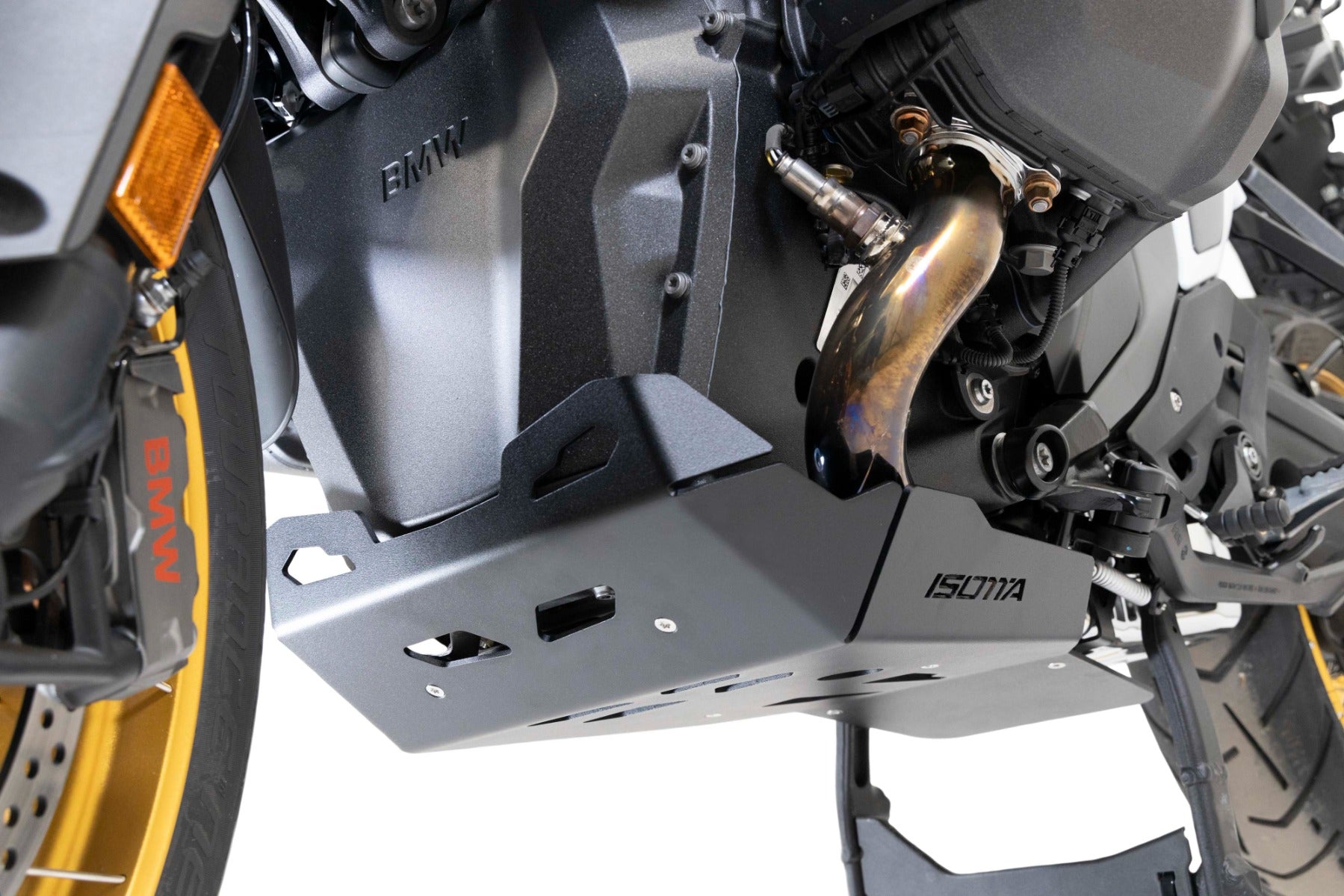 Isotta Engine Guard Bash Plate | Black | BMW R 1300 GS / GS Adventure -   Pyramid Motorcycle Accessories