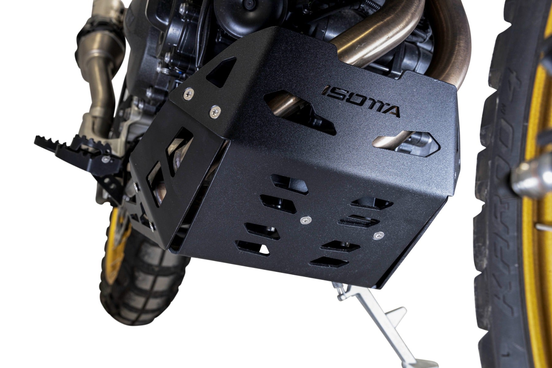 Isotta Engine Guard Bash Plate | Black | BMW F 900 GS 2024>2025 -   Pyramid Motorcycle Accessories