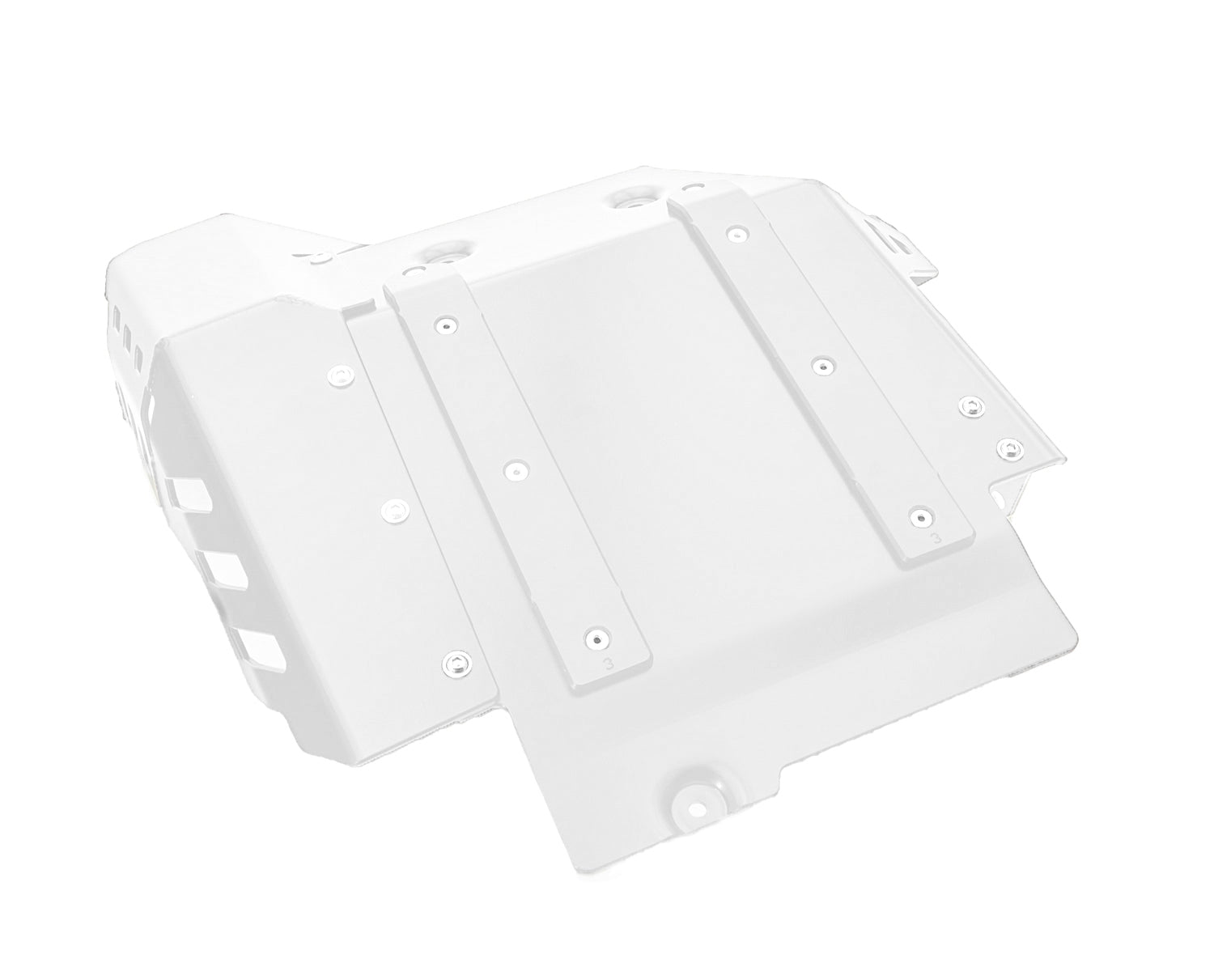 Isotta Engine Guard Bash Plate | White | Honda CRF 1100 L Africa Twin inc. Adventure Sports -   Pyramid Motorcycle Accessories