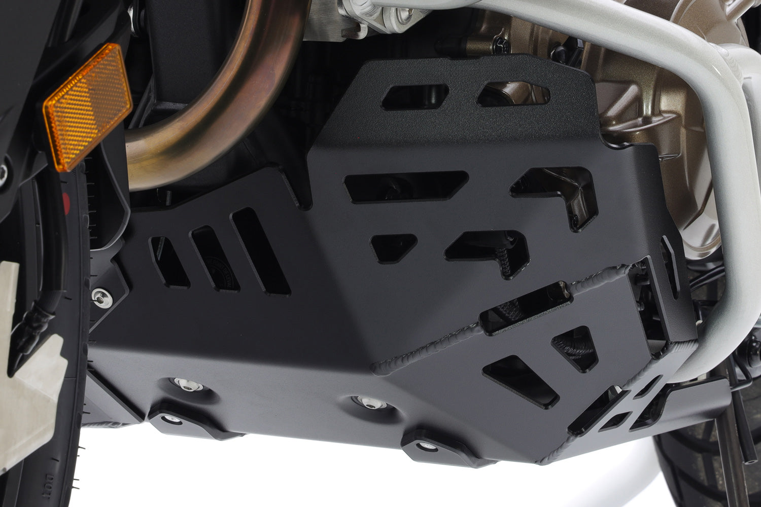 Isotta Engine Guard Bash Plate | Black | Honda CRF 1100 L Africa Twin inc. Adventure Sports -   Pyramid Motorcycle Accessories