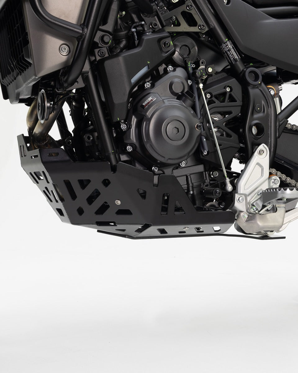 Isotta Engine Guard Bash Plate | Black | Yamaha Tenere 700 -   Pyramid Motorcycle Accessories