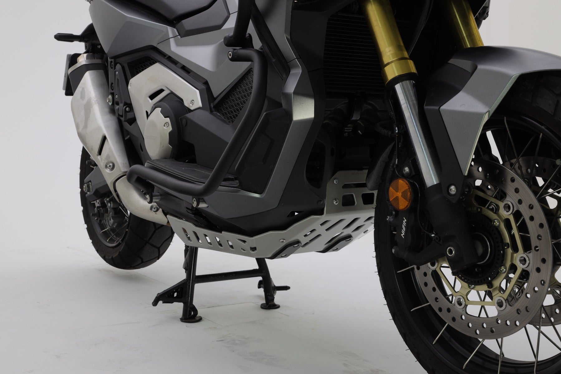 Isotta Engine Guard Bash Plate | Light Grey | Honda X-ADV 2017>2023 -   Pyramid Motorcycle Accessories