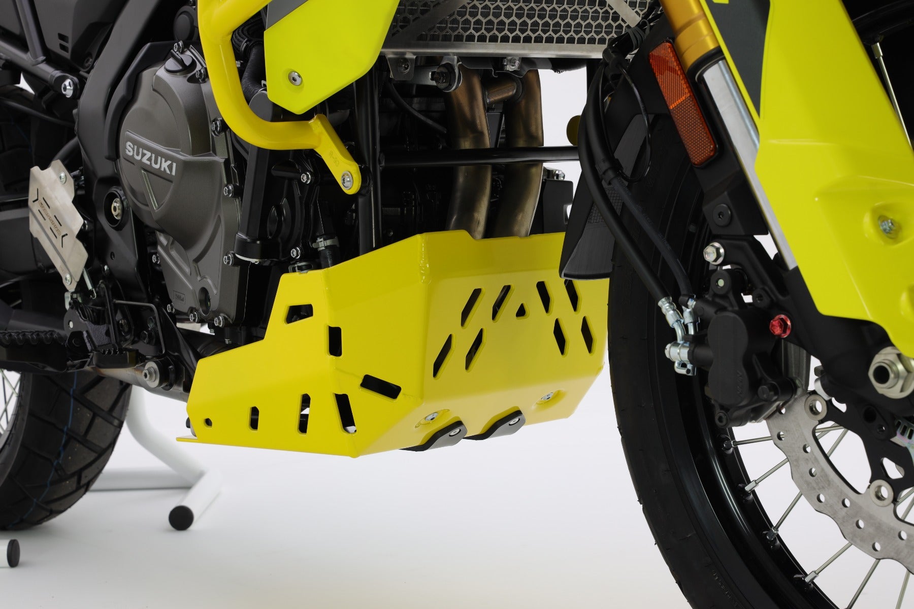 Isotta Engine Guard Bash Plate | Yellow | Suzuki V-Strom 1050DE 2023>2024 -   Pyramid Motorcycle Accessories