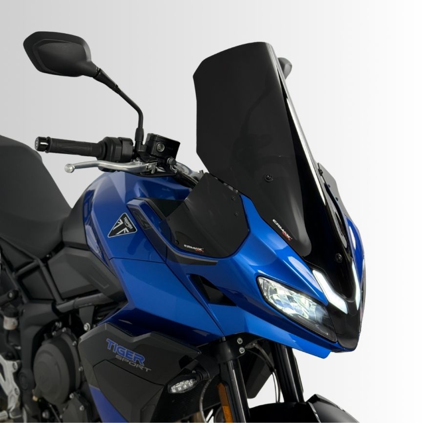Ermax High Protection Screen | Dark Smoke | Triumph Tiger Sport 800 2026>Current -   Pyramid Motorcycle Accessories