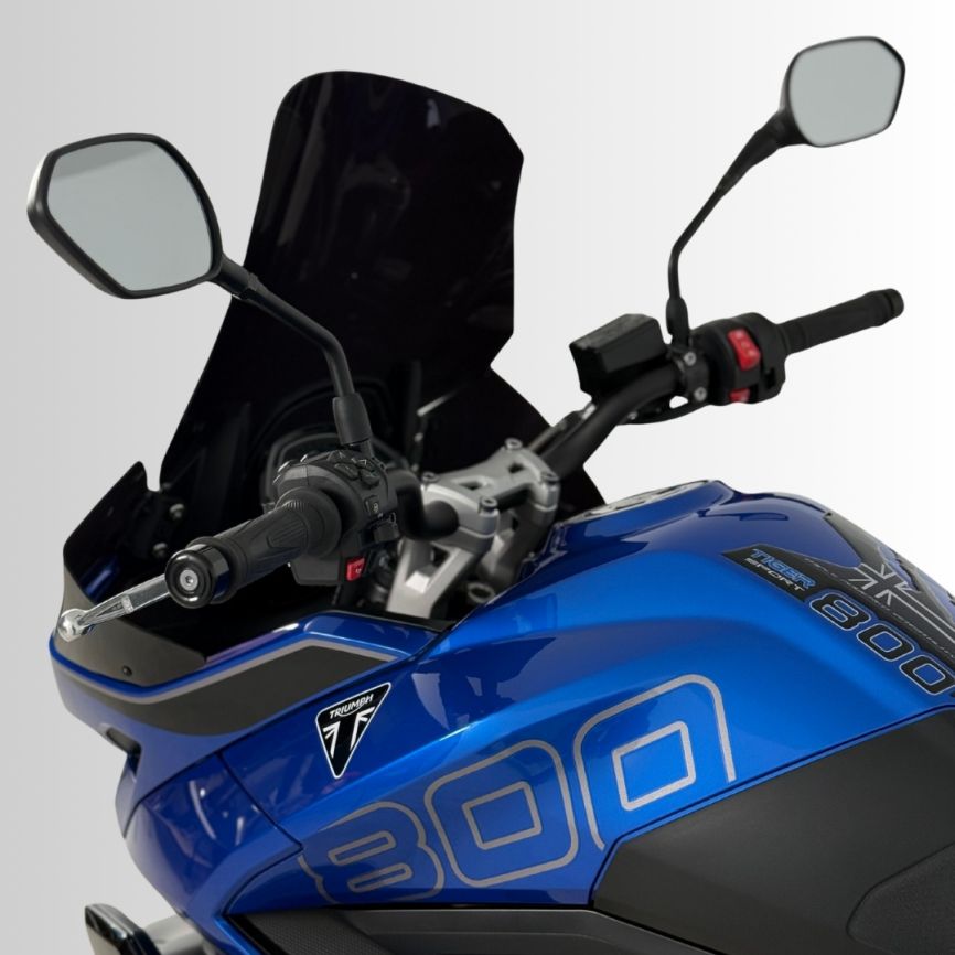 Ermax High Protection Screen | Dark Smoke | Triumph Tiger Sport 800 2026>Current -   Pyramid Motorcycle Accessories