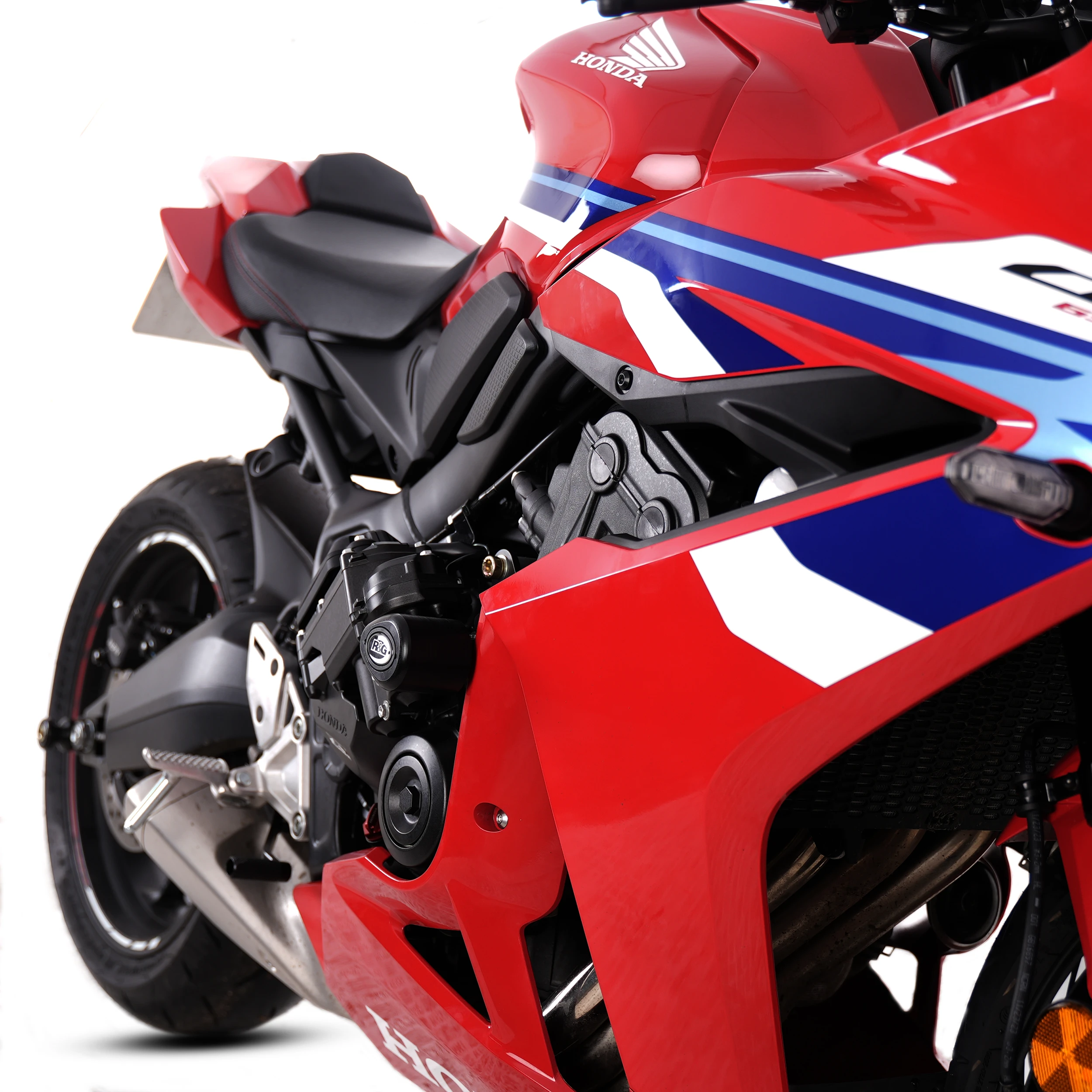 R&G Crash Protectors | Black | Honda CBR 650 R 2024>Current -   Pyramid Motorcycle Accessories