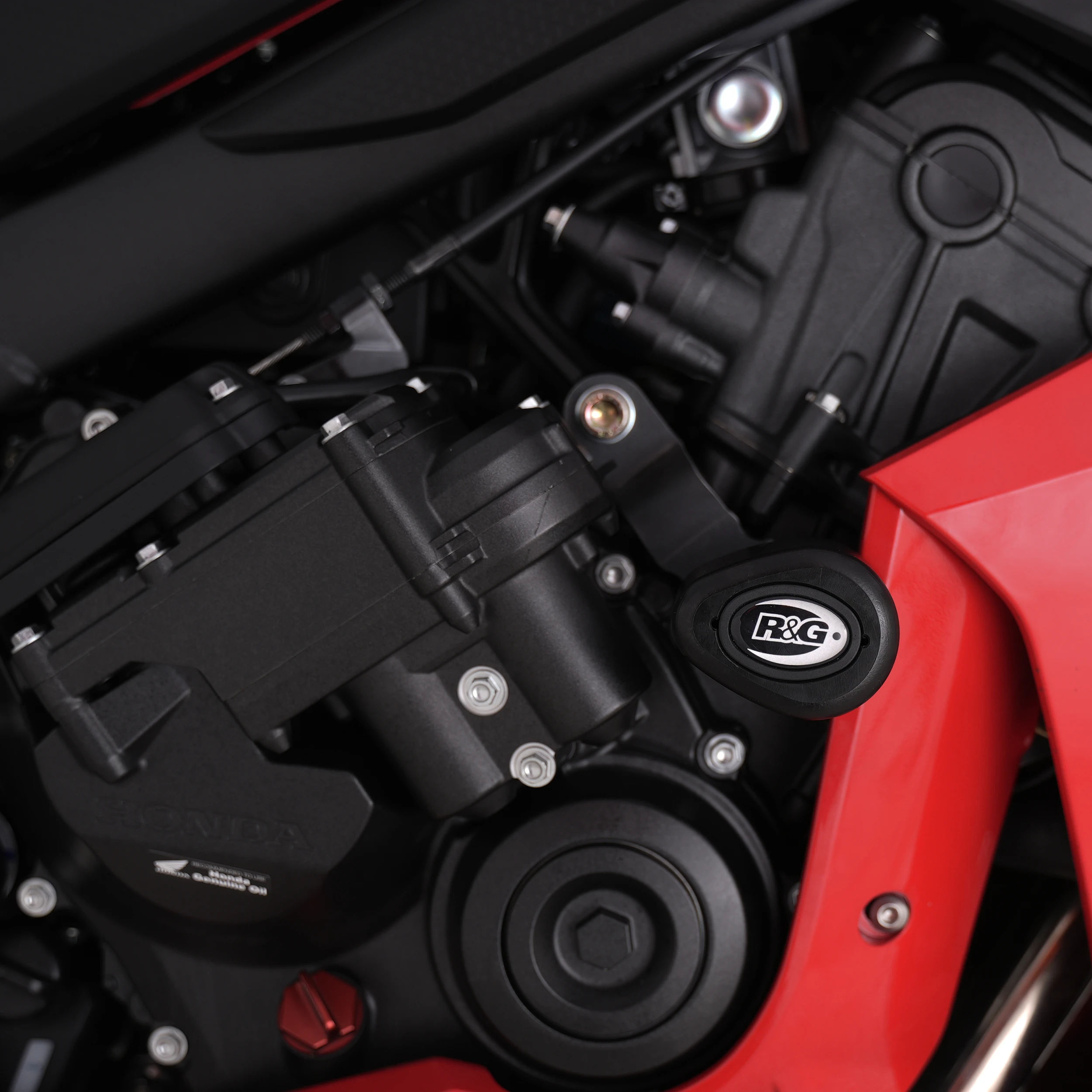 R&G Crash Protectors | Black | Honda CBR 650 R 2024>Current -   Pyramid Motorcycle Accessories