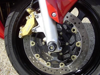 R&G Fork Protectors | Black | Honda CBR600RR (2003 to 2004 model) and the VTR1000 SP-1 (RC51) / SP-2 -   Pyramid Motorcycle Accessories